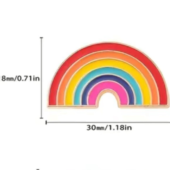 3/$15 Rainbow Pride Pin Brooch - Picture 3 of 7